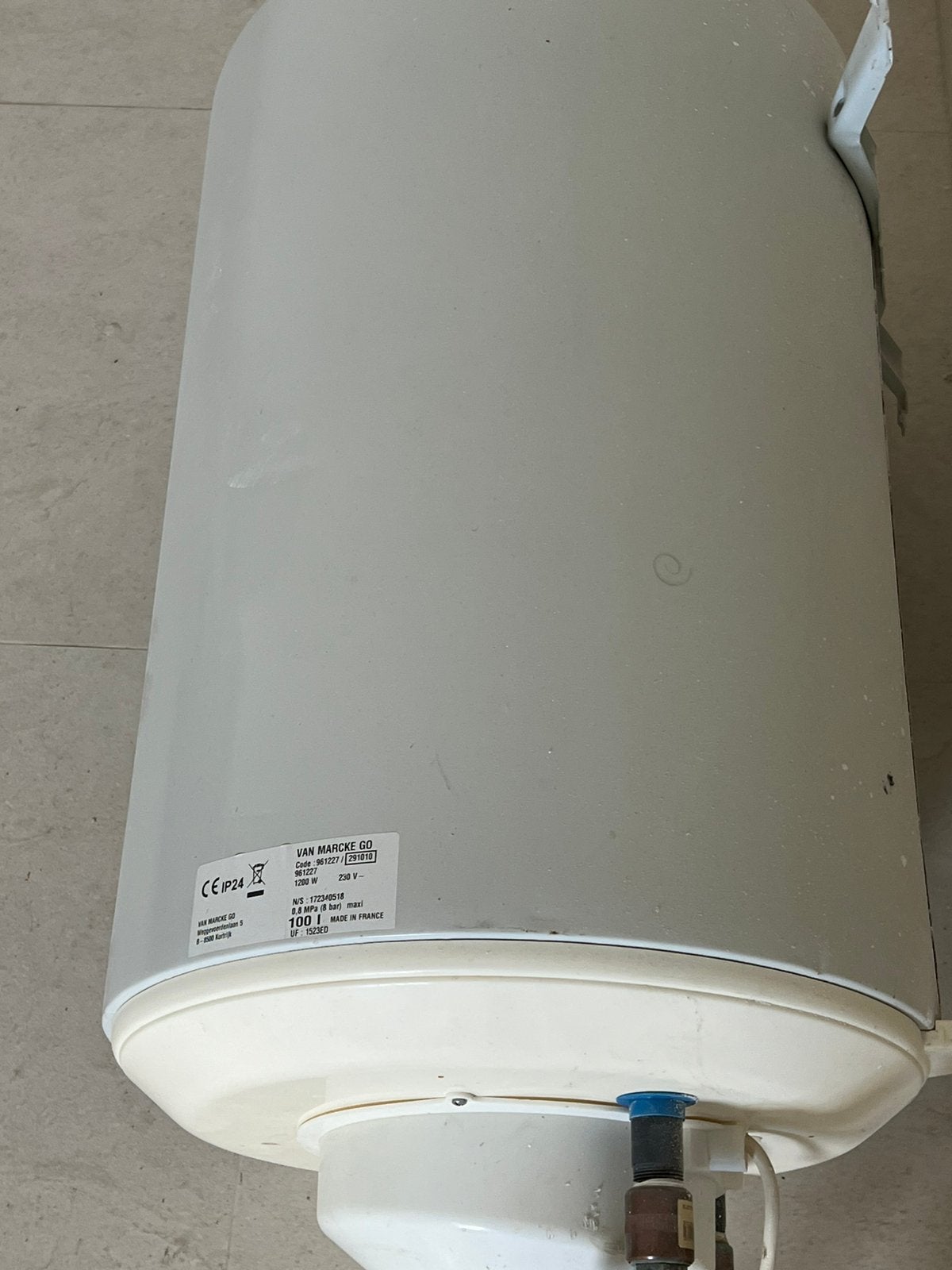 Van Marcke, Doe-het-zelf en Bouw, Ophalen, Gebruikt, 100 liter of meer, Minder dan 3 jaar oud