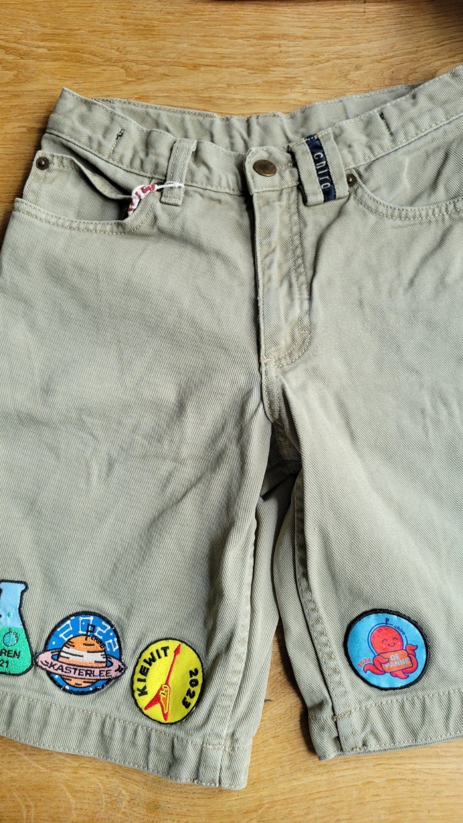 2Chiro shorts: maat 6 jaar en maat 12 jaar, Ophalen of Verzenden, Zo goed als nieuw, Chiro, Jongen of Meisje