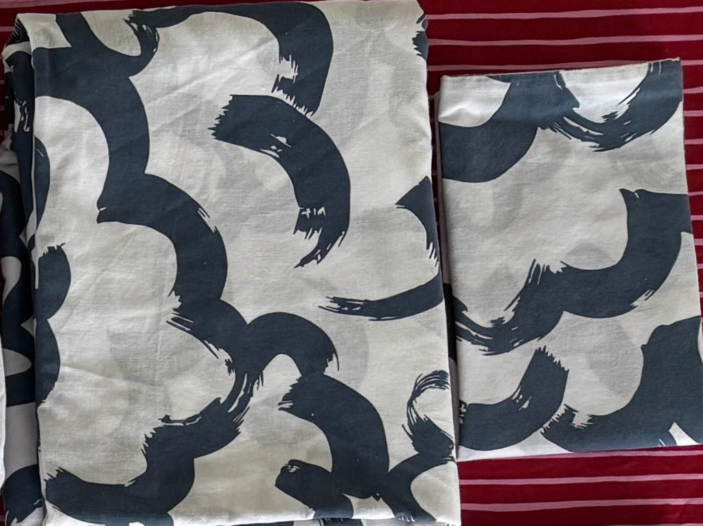 Housse de couette avec taie d'oreiller pour lit simple, Enlèvement ou Envoi, Housse de couette, Bleu, Une personne
