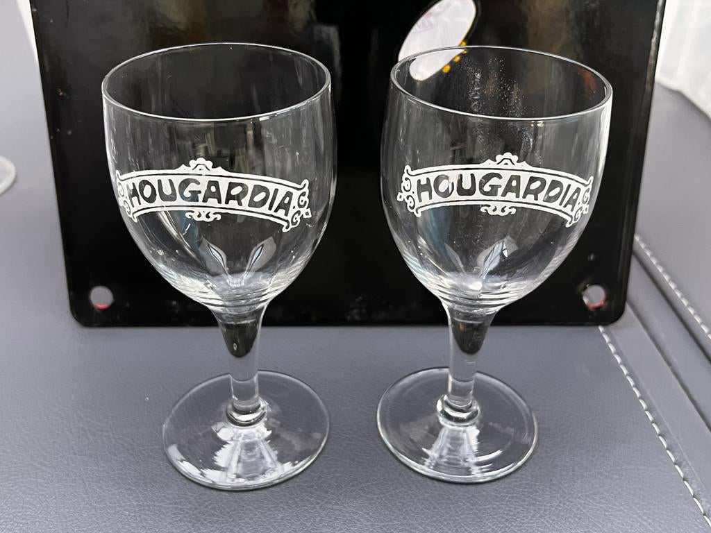 Bierglazen Hougardia, Verzamelen, Ophalen, Zo goed als nieuw
