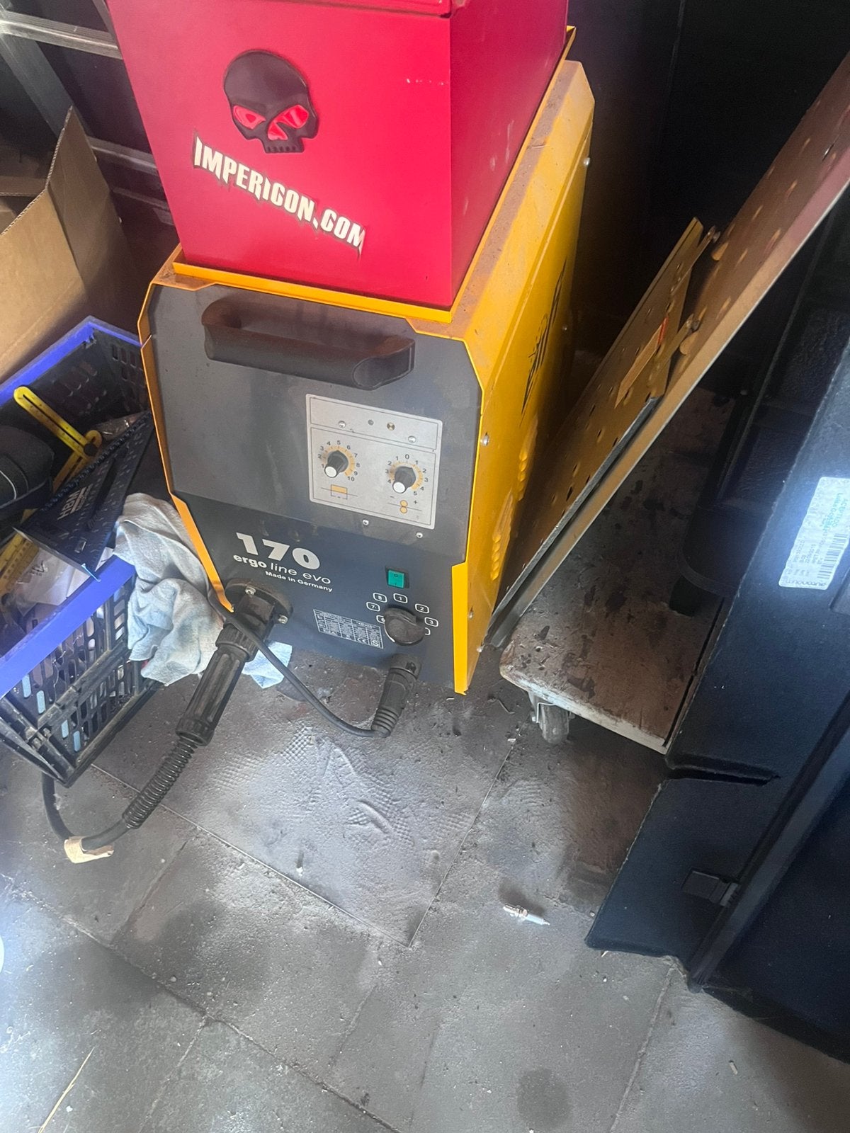 Halfautomaat laspost, Doe-het-zelf en Bouw, Gereedschap | Lasapparaten, Ophalen, Zo goed als nieuw