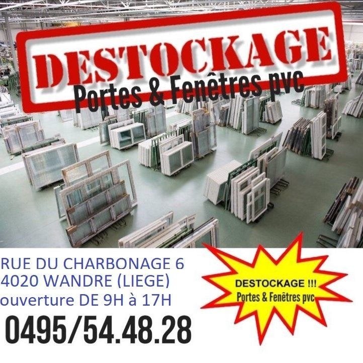 Déstockage de châssis et portes pvc grand stock, Enlèvement, Neuf