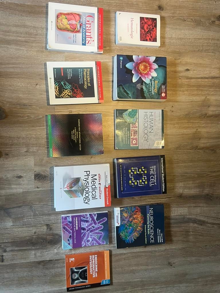 Boeken Biomedische Wetenschappen/geneeskunde (15€ per stuk), Ophalen of Verzenden, Zo goed als nieuw