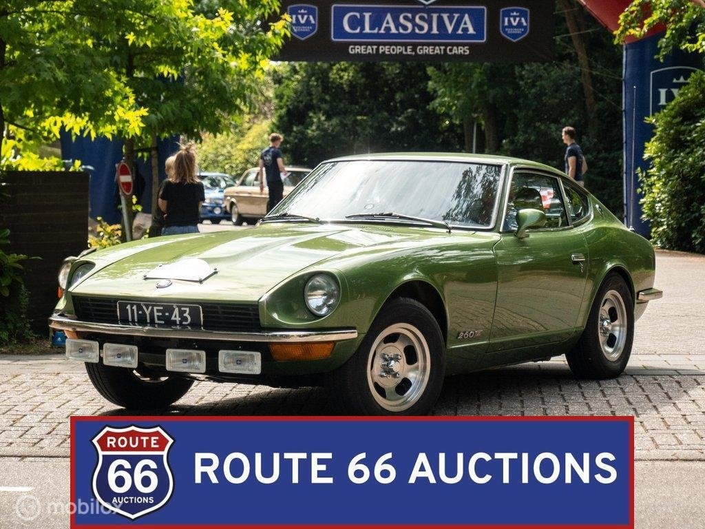 Datsun 260Z | 1974 | Route 66 Auctions, Autos, Autres marques, Achat, Entreprise, Boîte manuelle