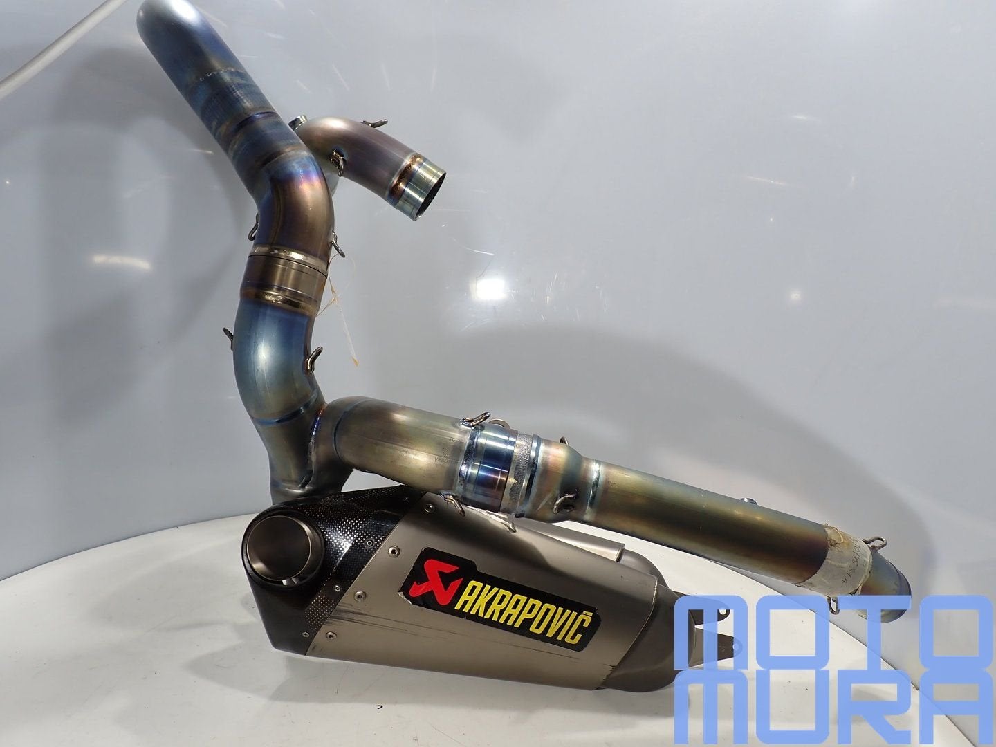 Akrapovic SBK uitlaat voor de Ducati Panigale 1199 RS 2012 -, Motoren, Gebruikt, -, -, Ophalen of Verzenden