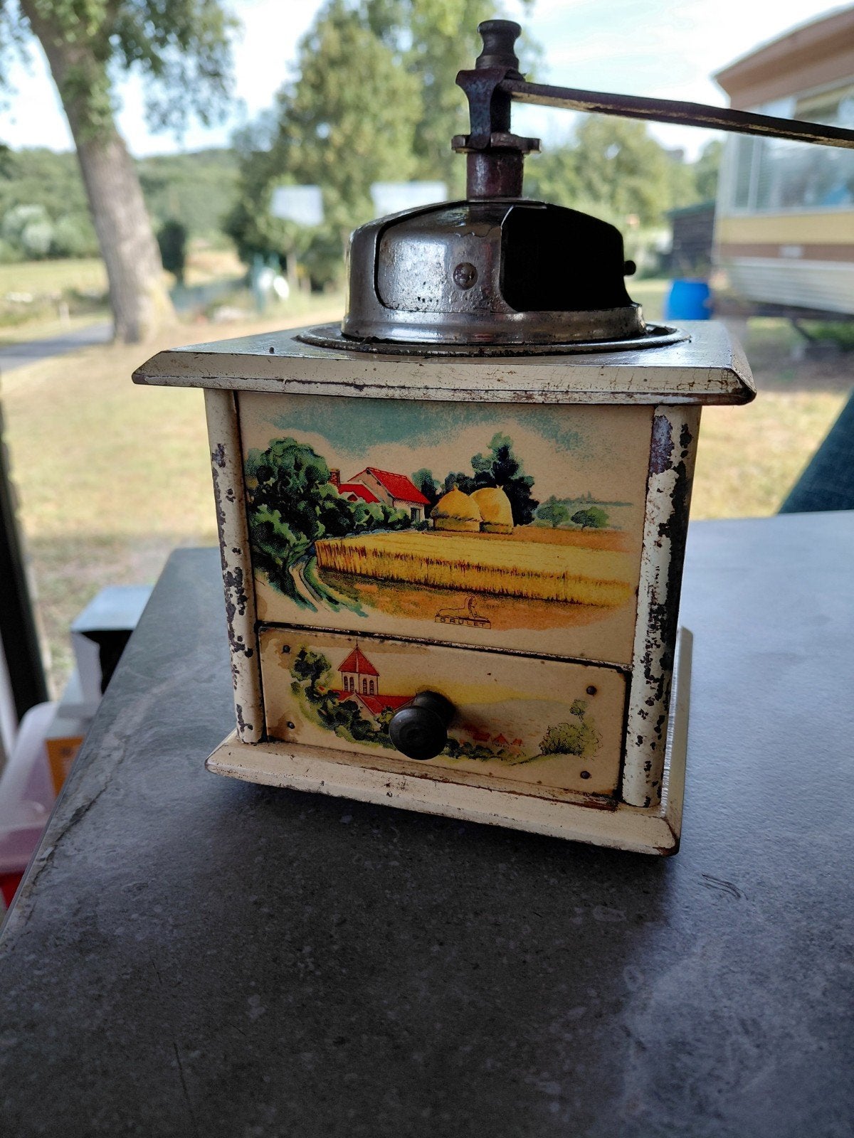 moulin à café vintage. Fonctionne toujours très bien, Enlèvement ou Envoi