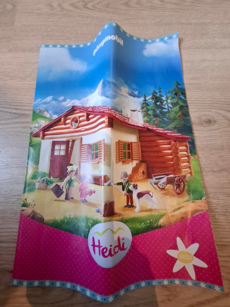 Playmobil heidi huisje, Ophalen