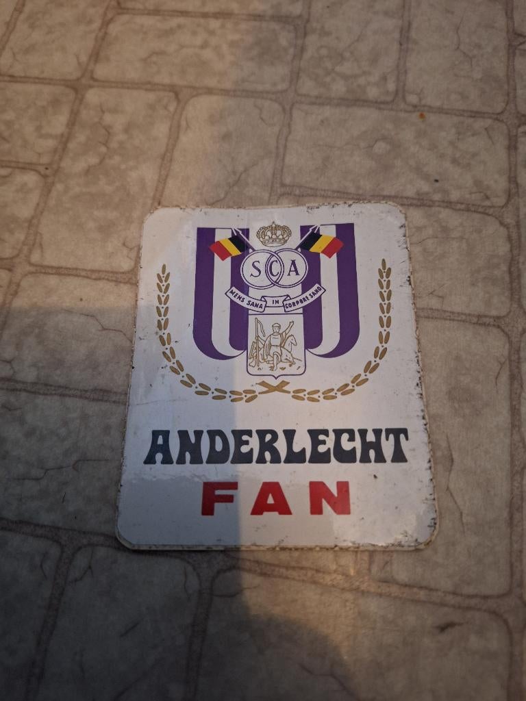 Anderlecht, oude sticker, Enlèvement ou Envoi