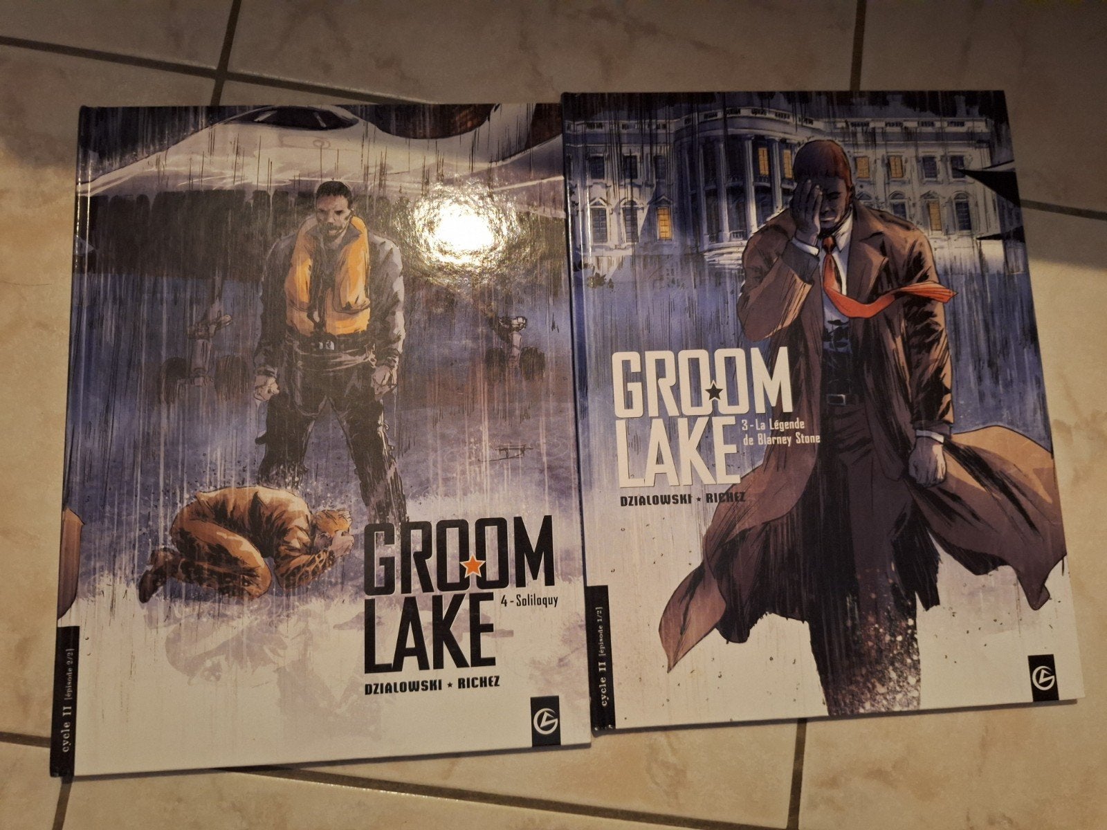 Lot de 2 Bd Groom Lake 3,4 Premières éditions pour 14€, Une BD, Enlèvement, Comme neuf
