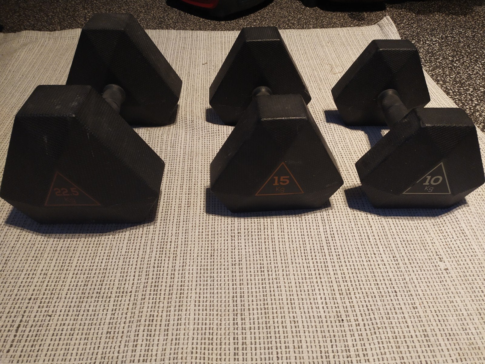 hex dumbells, Ophalen, Zo goed als nieuw, Dumbbell