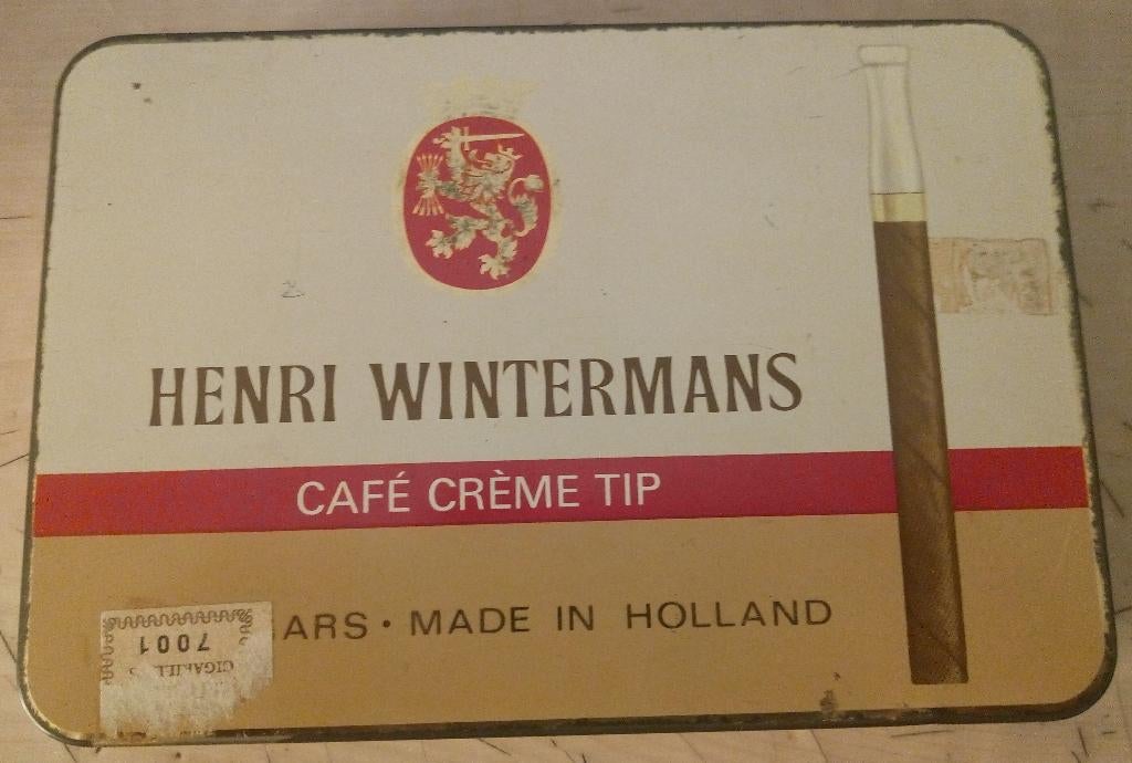 Boîte métallique cigarillos - Henri Wintermans, Verzamelen, Ophalen of Verzenden