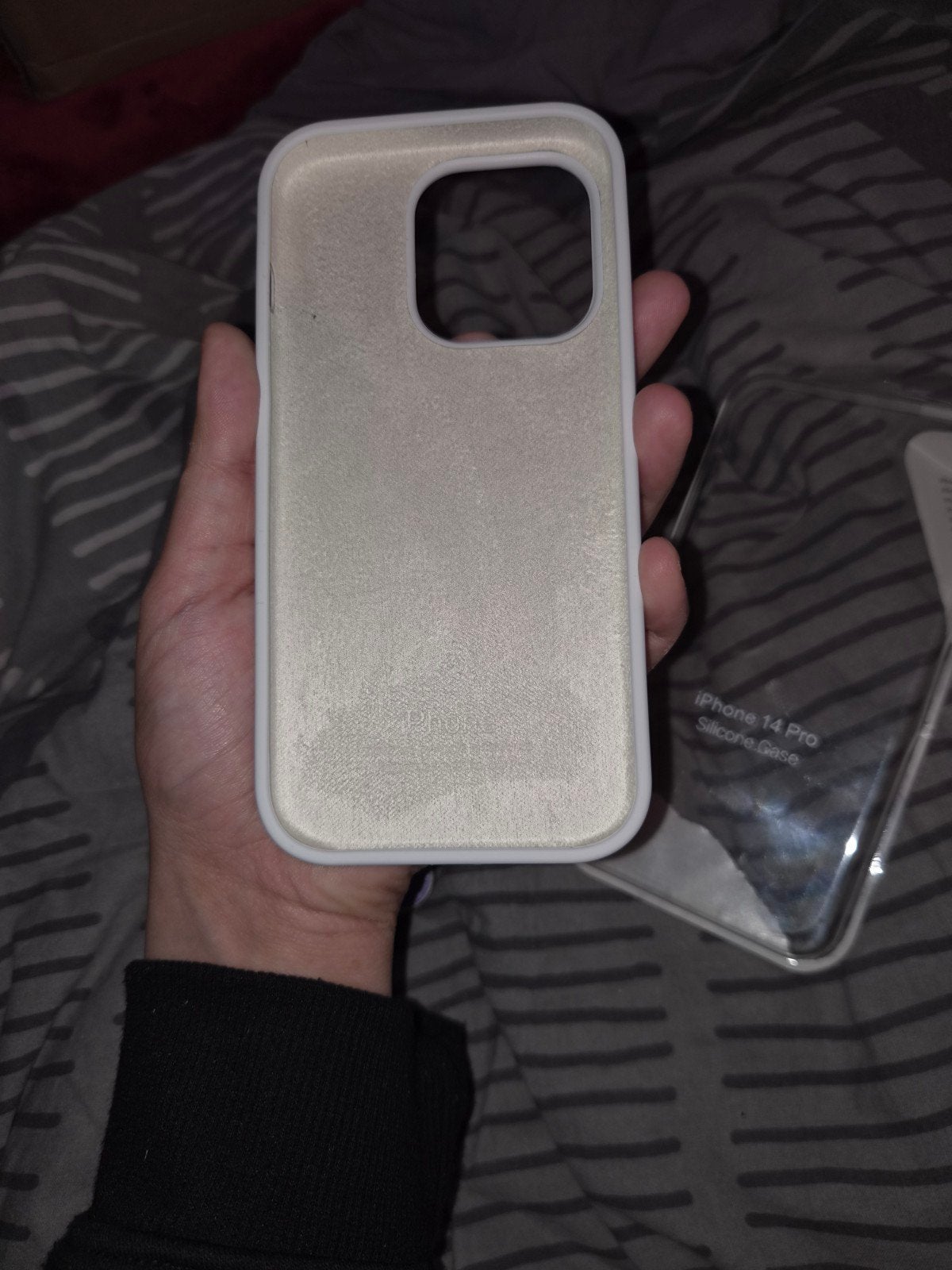 iphone 14 pro silicone case, Ophalen, IPhone 14, Frontje of Cover, Nieuw