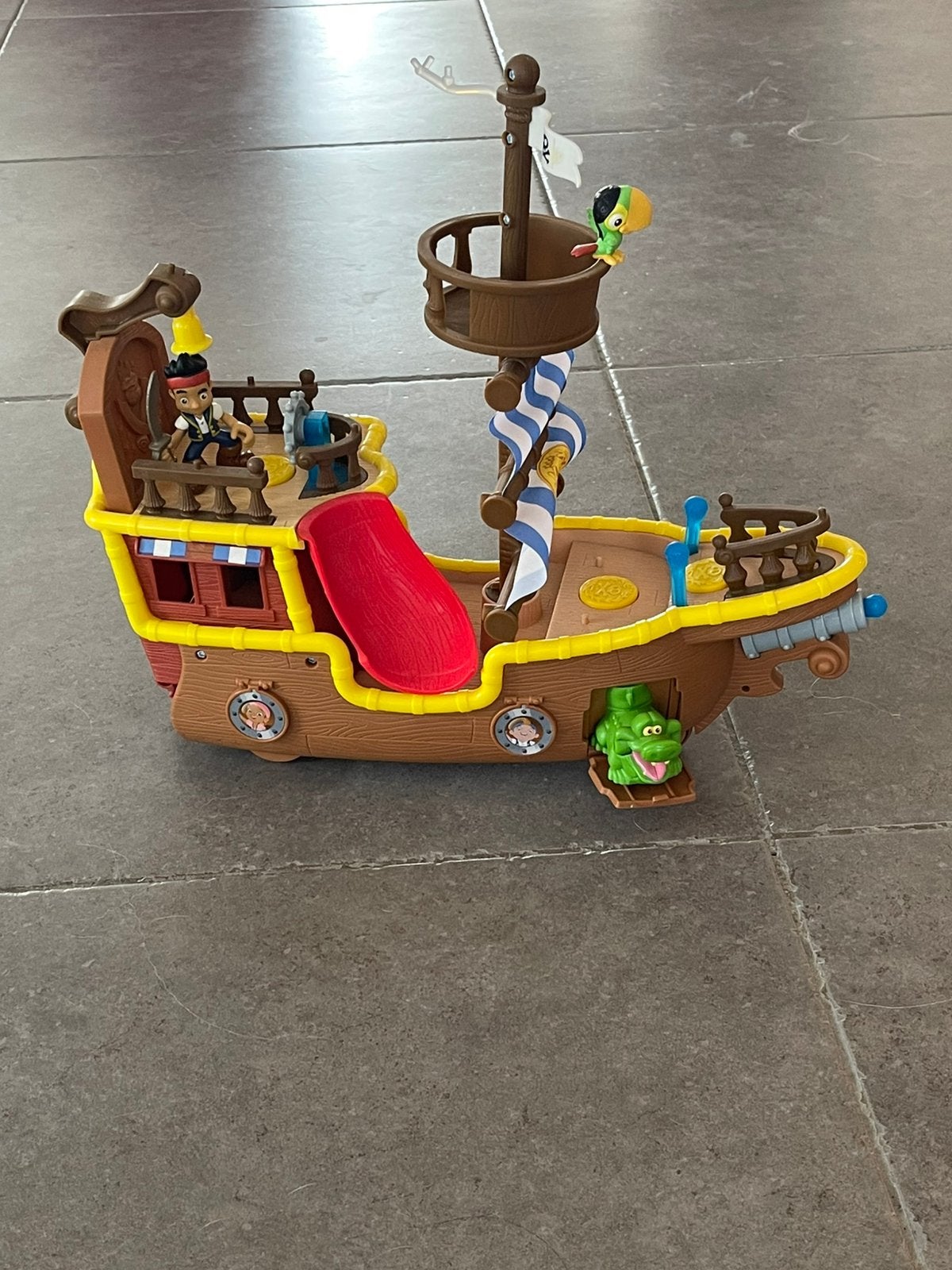 Fischer Price Mattel Jake en de Piraten set + accessoires, Ophalen, Zo goed als nieuw, Speelset