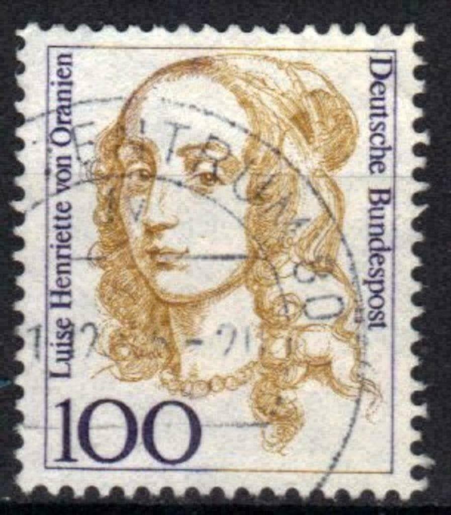 Allemagne Bundespost 1994 - Yvert 1588 - Femme célèbre (ST), Envoi, Affranchi