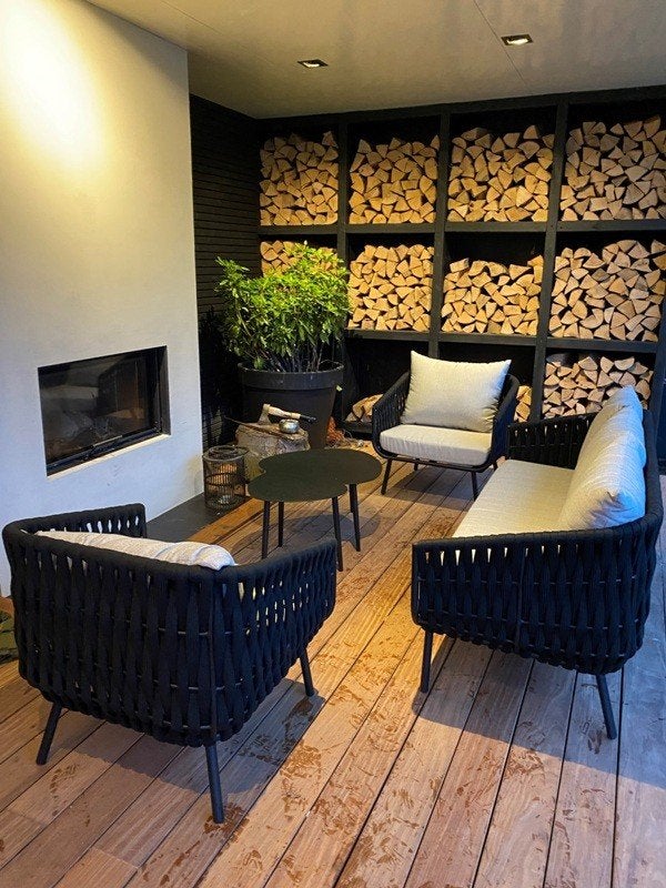 Eenmalig complete restant loungeset voor 1299 euro, Tuin en Terras, Ophalen of Verzenden, Nieuw