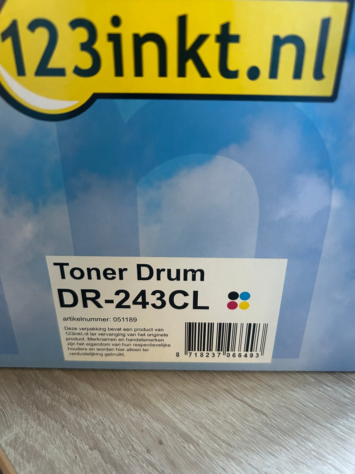 Toner Drum DR-243CL Geel-Magenta-Cyaan-Zwart, Computers en Software, Ophalen of Verzenden, Nieuw, Toner