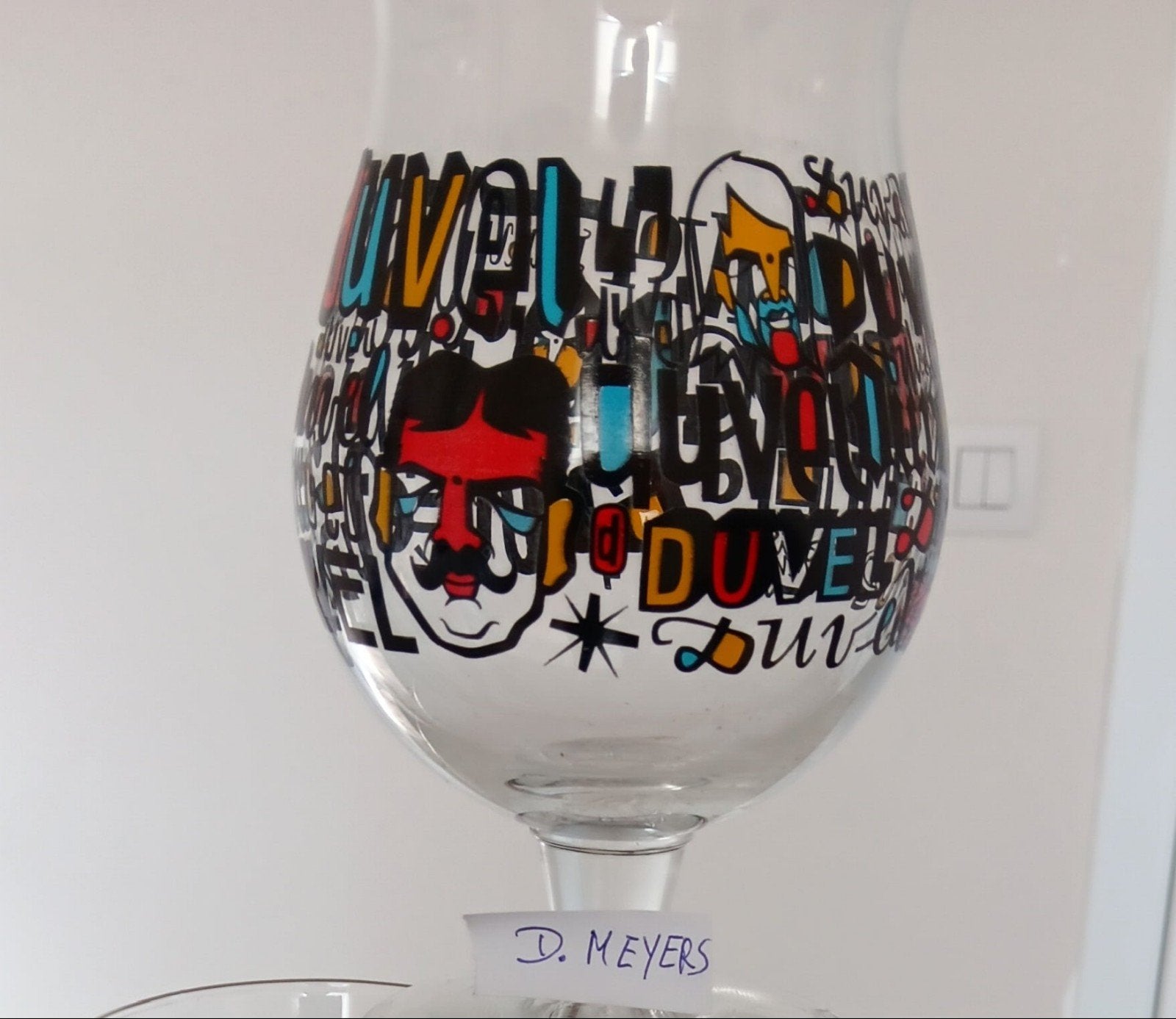 Duvel glas D. Meyers (1), Verzamelen, Ophalen of Verzenden, Nieuw, Glas of Glazen, Duvel