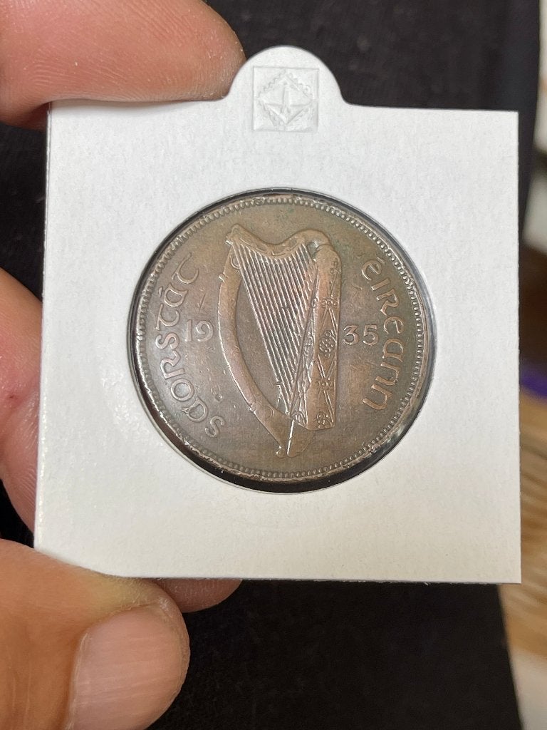 Ierland 1 pingin 1935, Ophalen, Losse munt