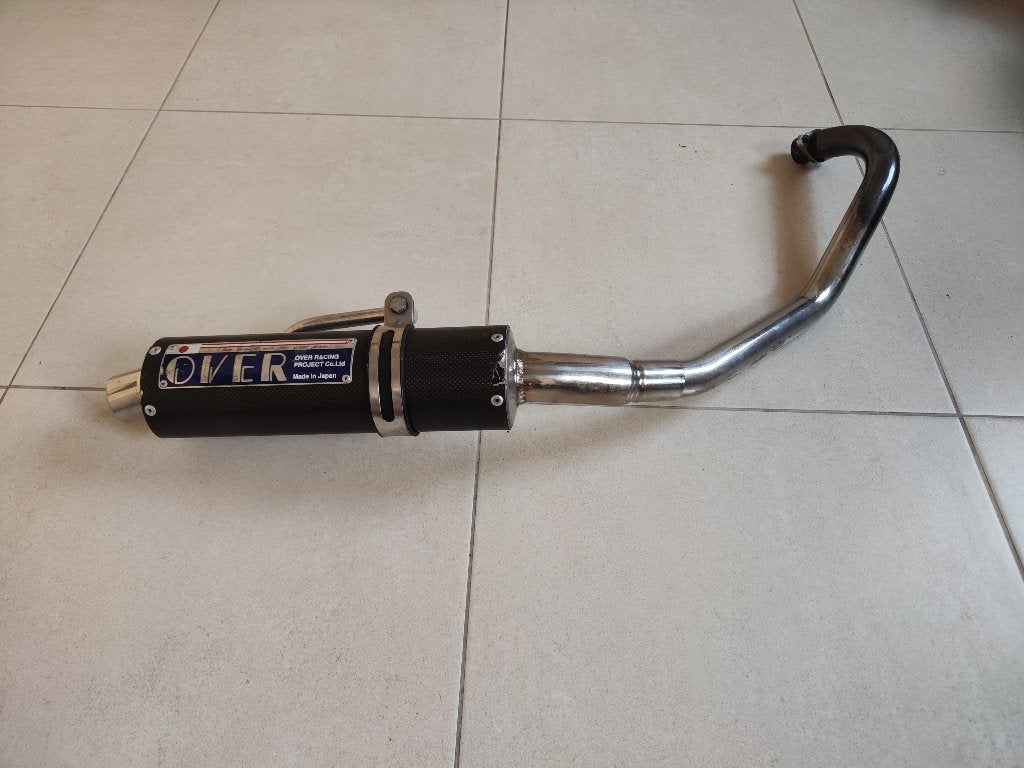 Originele OVER Racing carbon uitlaat Dax / Monkey, Fietsen en Brommers, Ophalen, Zo goed als nieuw, Uitlaat, Overige merken