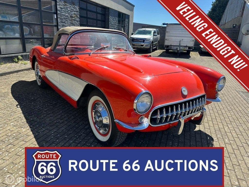 Chevrolet Corvette C1 | 1956 | Route 66 Auctions, Achat, Entreprise, Chevrolet, Boîte manuelle