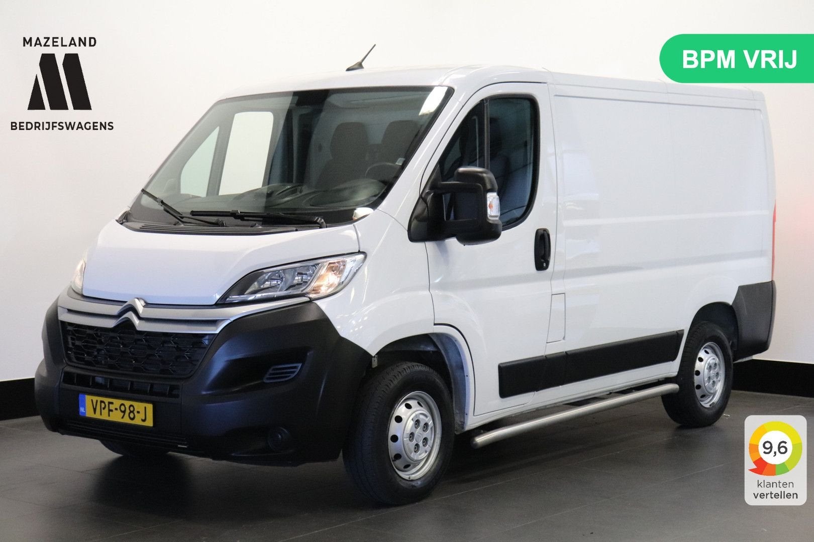 Citroën Jumper 2.2 BlueHDi 120PK EURO 6 - Airco - Cruise - P, Auto's, Bestelwagens en Lichte vracht, Parkeersensor, Citroën, Wit