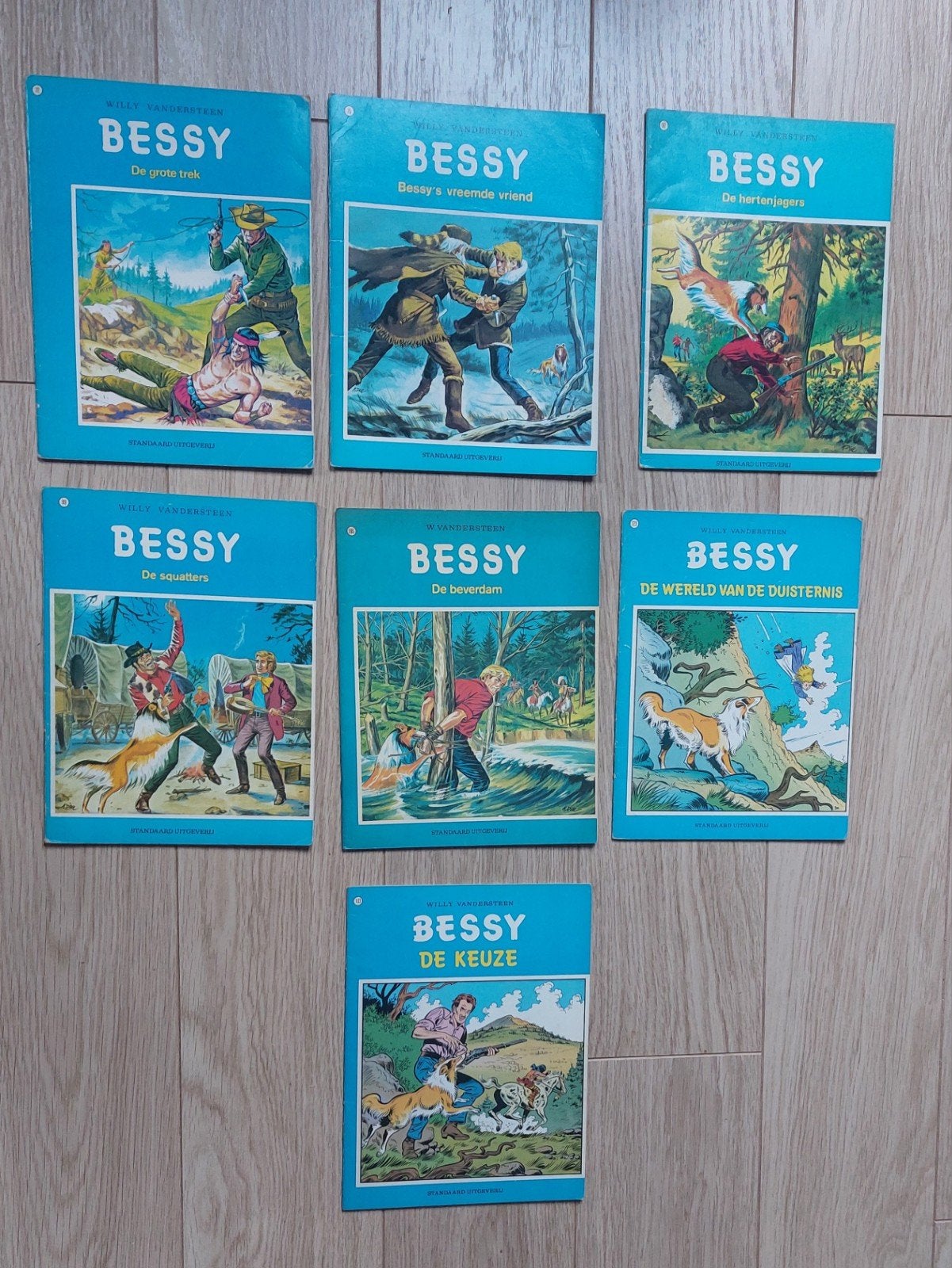 Bessy stripalbums, 7 stuks , Willy Vandersteen , zie foto's., Ophalen of Verzenden