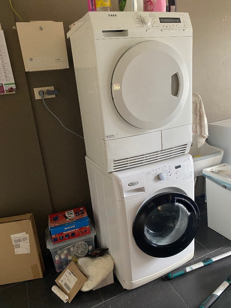 Wasmachine en droogkast, Ophalen, Gebruikt, Handwasprogramma, Voorlader
