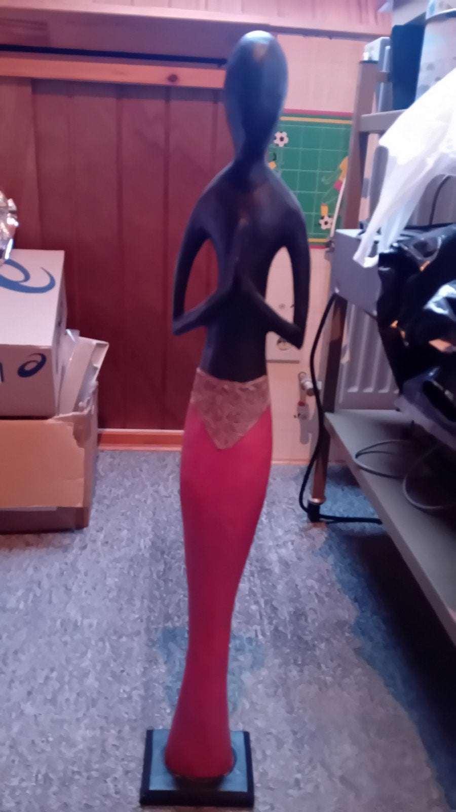 Statuette africaine en bois, Antiquités & Art, Enlèvement, Afrique, Bois, Statue