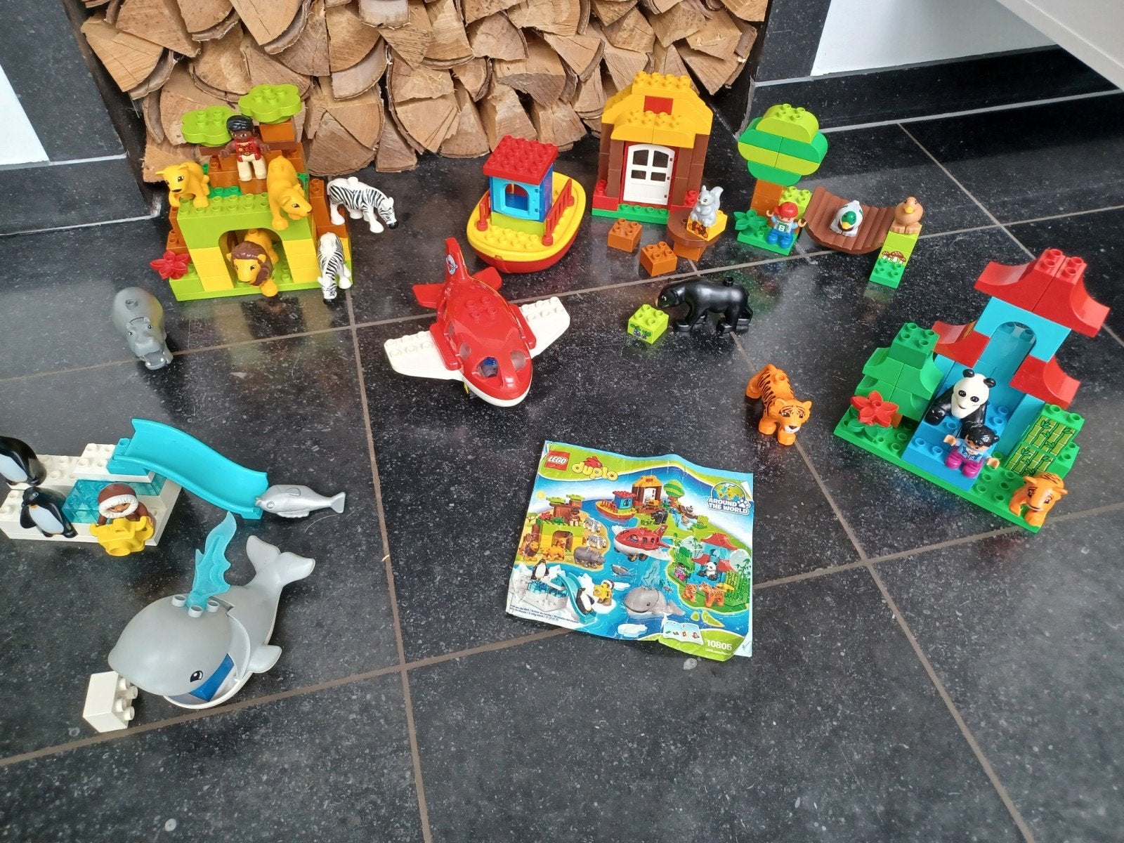 Duplo Rond de wereld 10805, Ophalen, Gebruikt, Overige thema's, Complete set