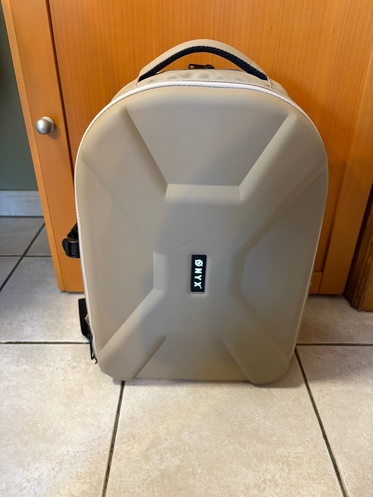 Sac photo ONYX beige avec compartiment PC portable, Enlèvement, Utilisé, Beige, Sac à dos