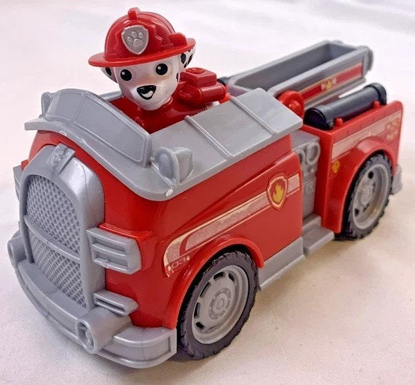 Figurine à échelle mobile PAW Patrol Marshall Fire Truck, Envoi, Comme neuf