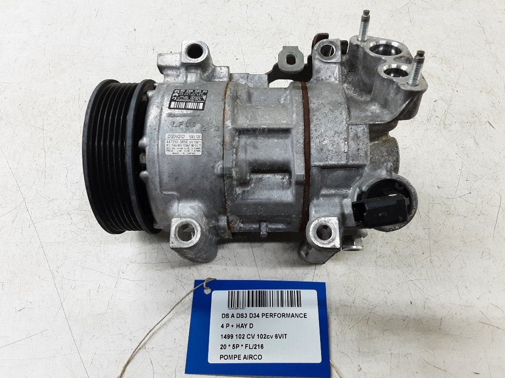 AIRCO POMP DS DS 3 / Crossback (UC / UJ / UR) (9829934580), Gebruikt, Overige automerken, Mevr. I. Hauben, Rue de l'Espoir 34 34
4030  GRIVEGNÉE, BE