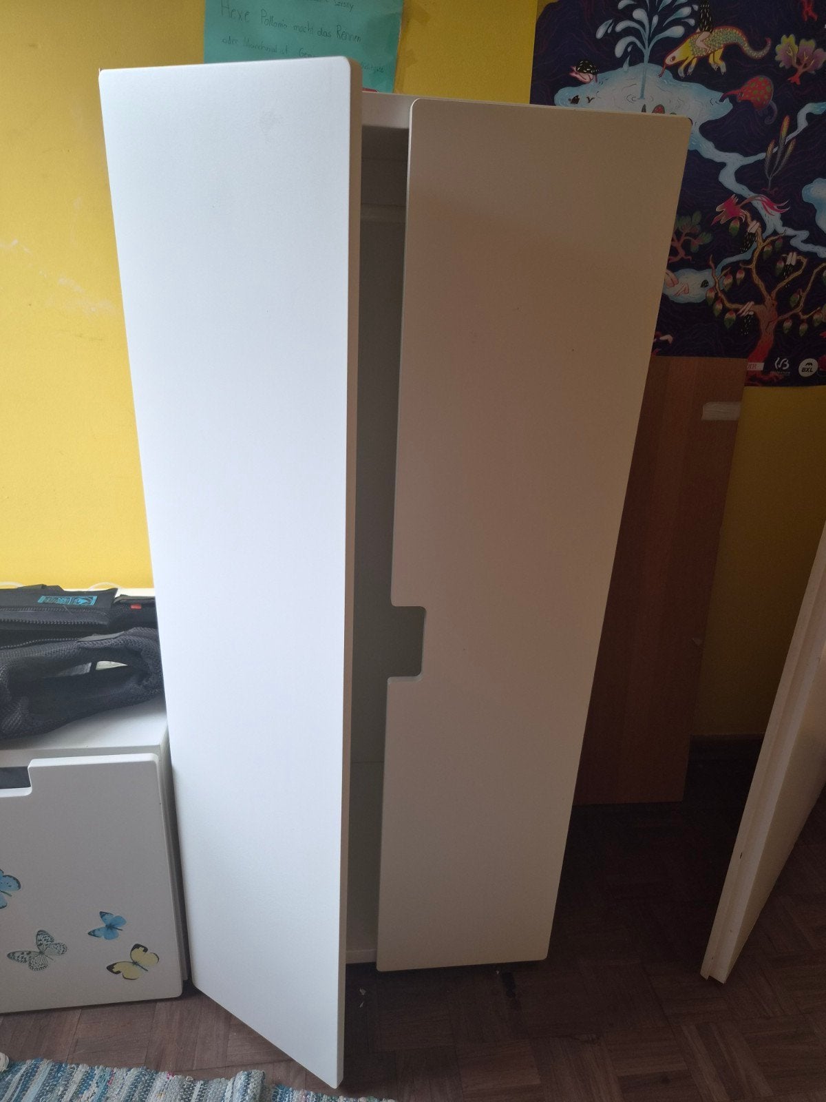 Armoire/penderie Ikea Stuva blanche 128 cm x 50 cm x 60 cm, Maison & Meubles, Armoires | Penderies & Garde-robes, Enlèvement, Utilisé
