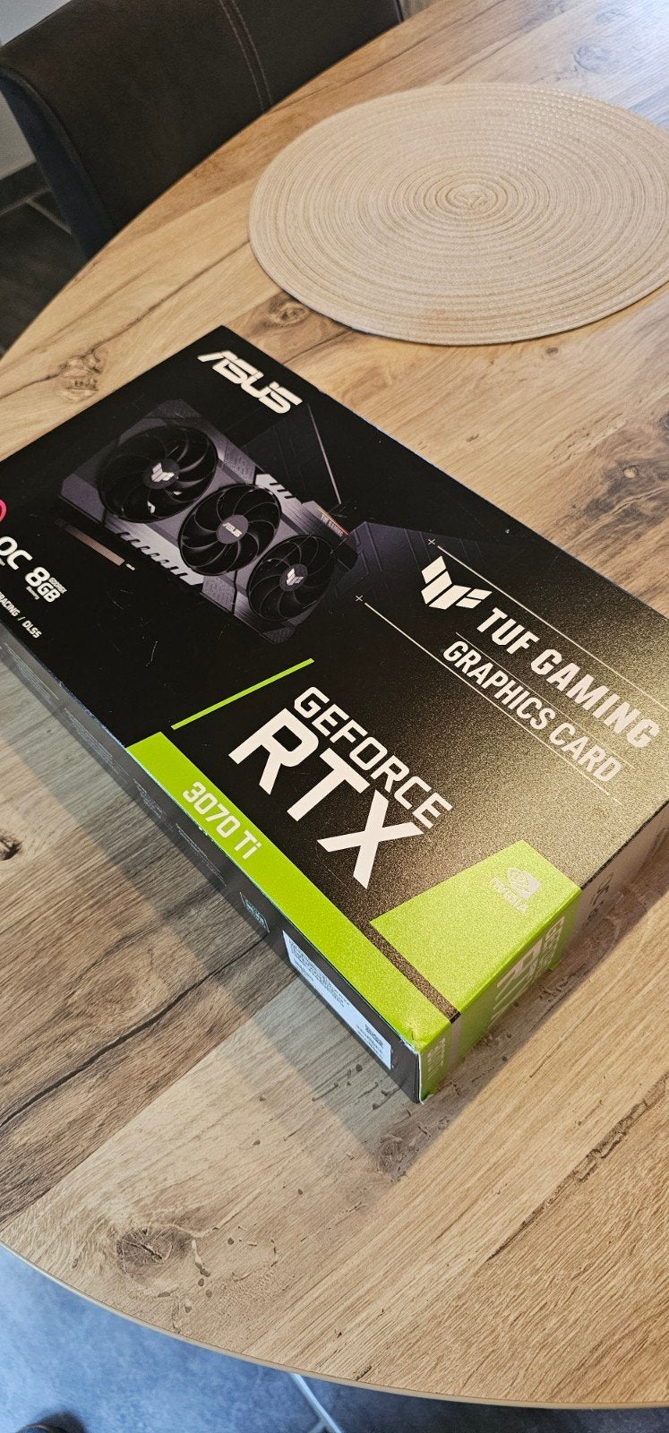 Carte graphique Asus TUF RTX 3070 Ti, Computers en Software, Desktop Pc's, Gaming