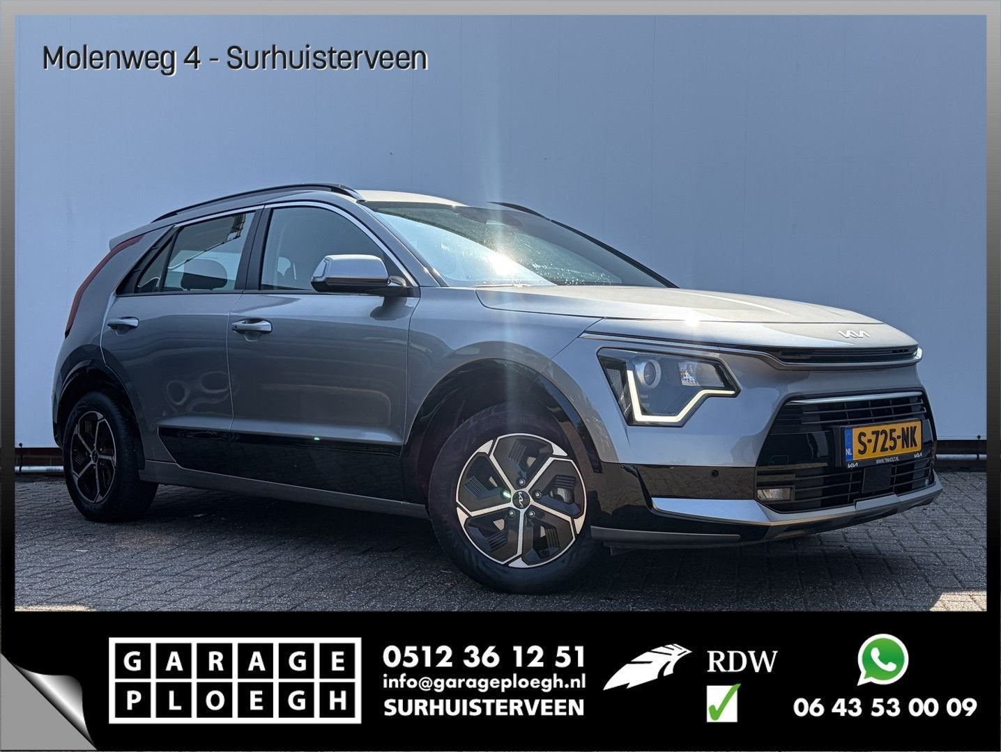 Kia Niro 1.6 190pk PHEV DynamicLine Trekhaak Carplay Adap.Cr, Auto's, Kia, Automaat, 18 g/km, Bedrijf, Hybride Elektrisch/Benzine