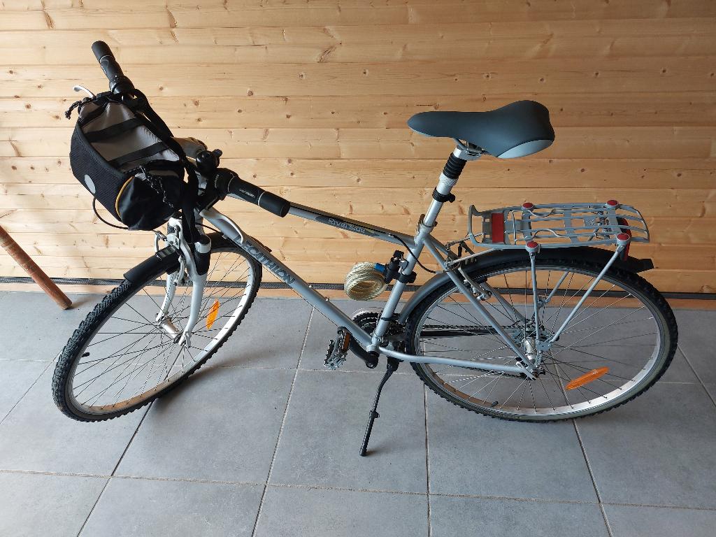 Vélo Décathlon  "Riverside" homme taille M-28", Autres marques, Vitesses, Frein sur jante, Comme neuf