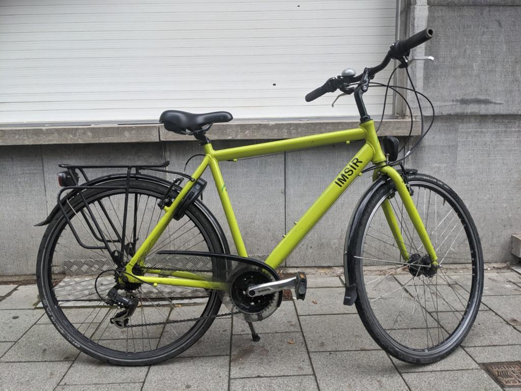 Grote herenfiets 3x7 versnellingen met licht en slot, Enlèvement