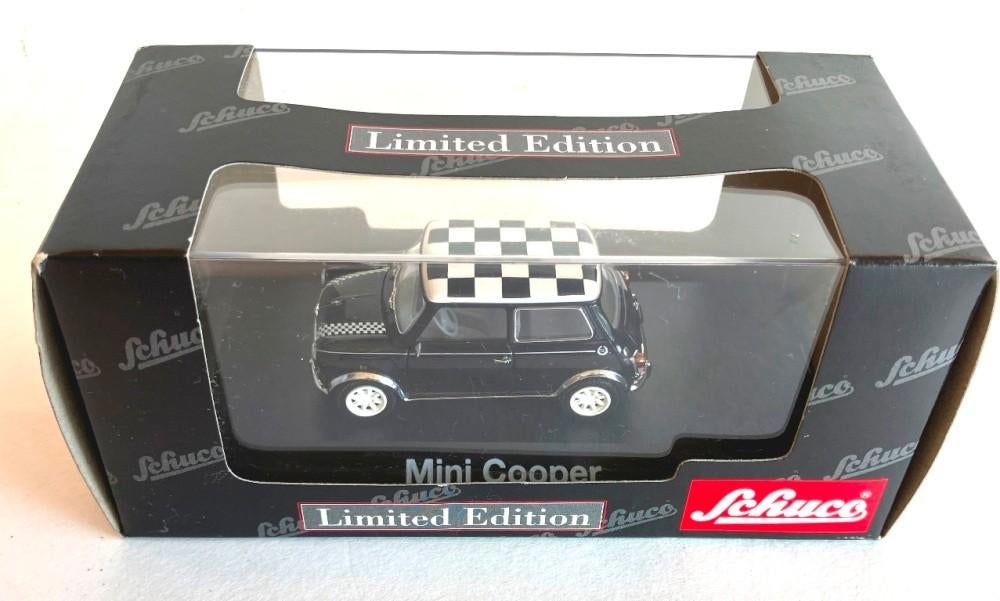Mini Cooper zwart-wit Schuco # 02444., Ophalen of Verzenden, Zo goed als nieuw, Auto, Schuco