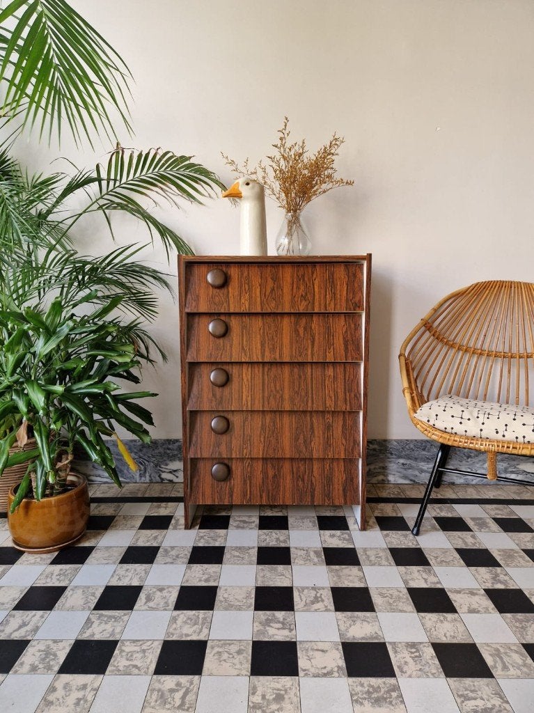 Vintage seventies schoenenkast | klepkast | kast retro, Huis en Inrichting, Ophalen, Gebruikt, Vintage