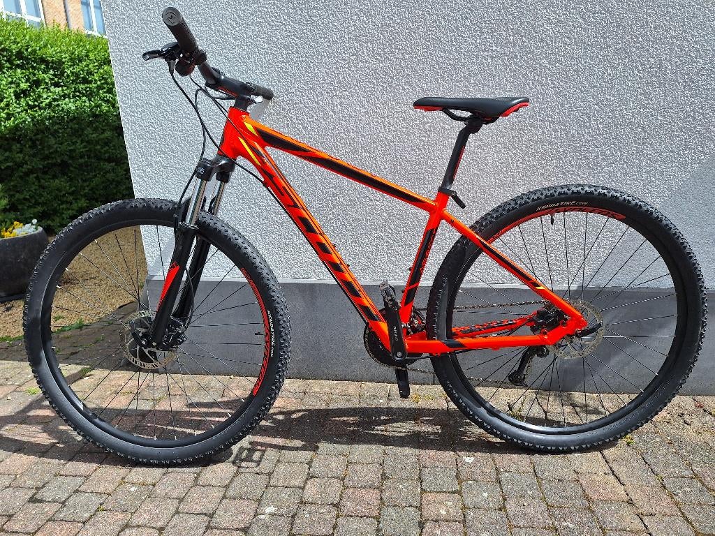 Scott Aspect MTB – Oranje/Zwart – Technisch 100%, Ophalen, Zo goed als nieuw, Schijfrem, Vering