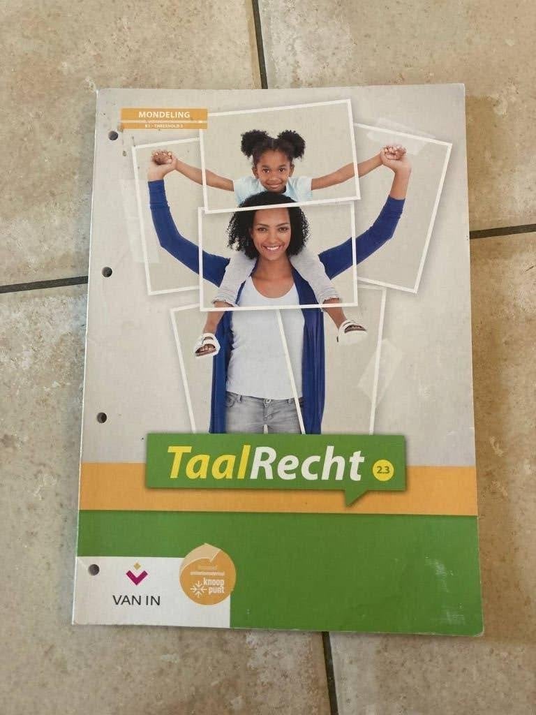 TaalRecht 2.3 (Mondeling), Van In, Nederlands, Overige niveaus, Ophalen