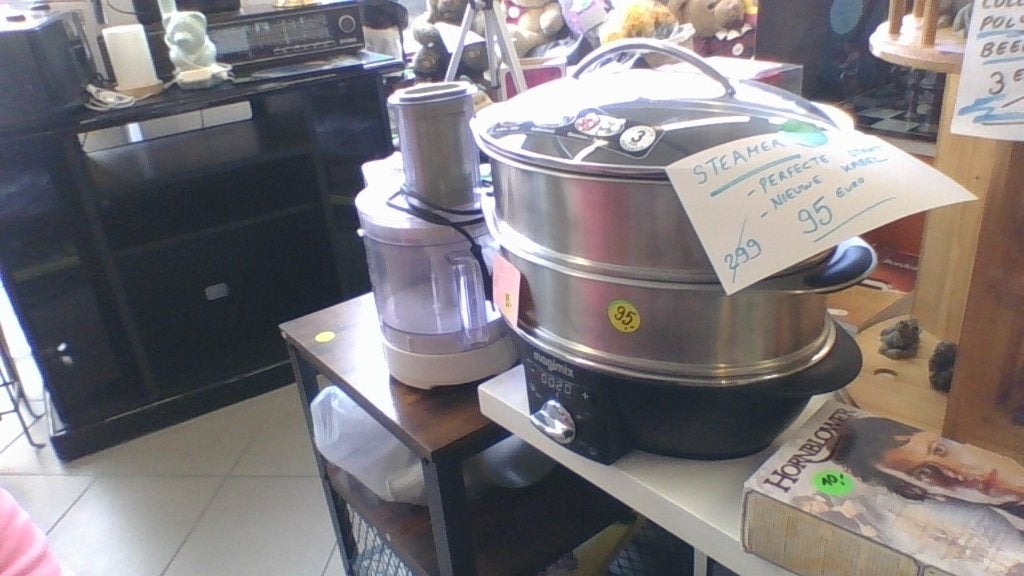 professionele steamer Magimix, Ophalen