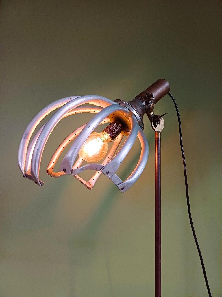 Unieke lamp van omgebouwde jaren 30 industriële droogkap, Ophalen, Industrial Vintage
