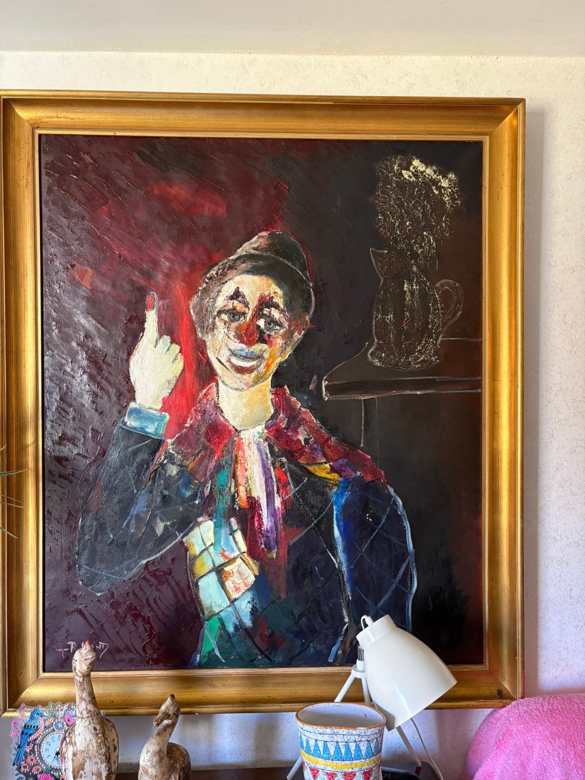 Kunstschilderij, Enlèvement, Peint à la main, Peinture à l'huile, Personnages de BD/dessins animés
