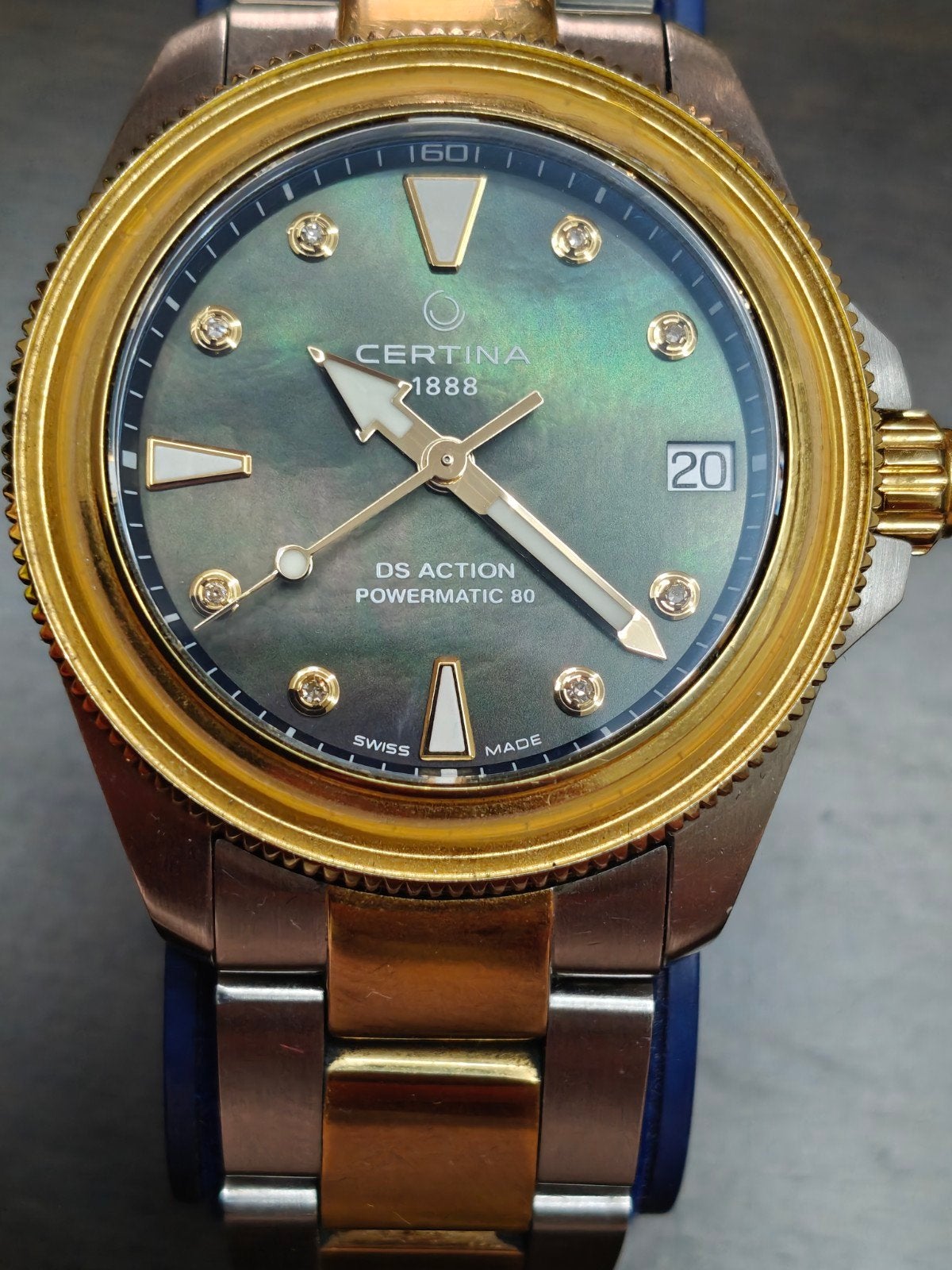 Merk & Model: Certina DS Action Powermatic 80. Automatiscch, Montre-bracelet, Enlèvement, Acier, Acier