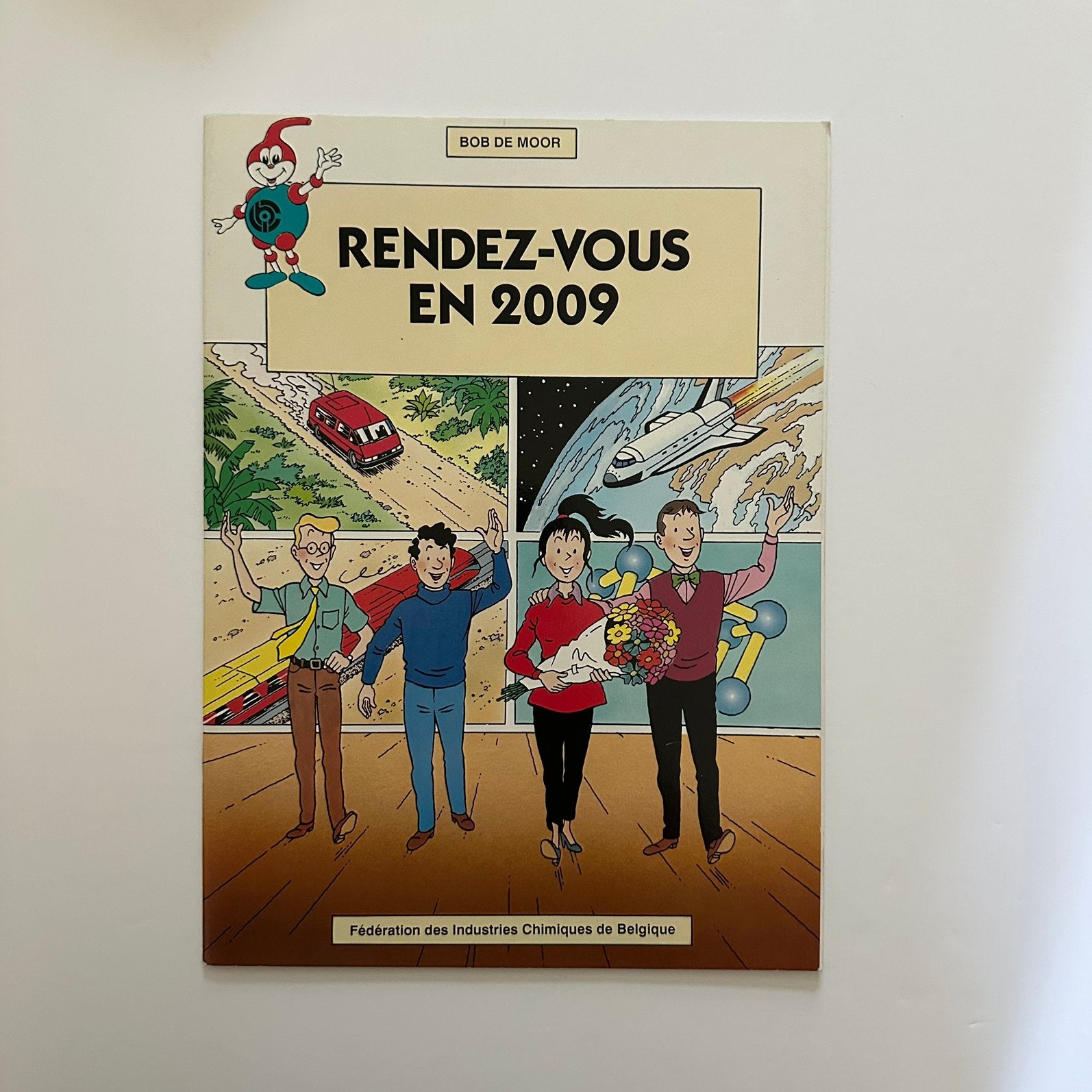 Bob De Moor : Rendez-vous en 2009 + signature, Envoi, Autres personnages, Neuf, Livre ou Jeu