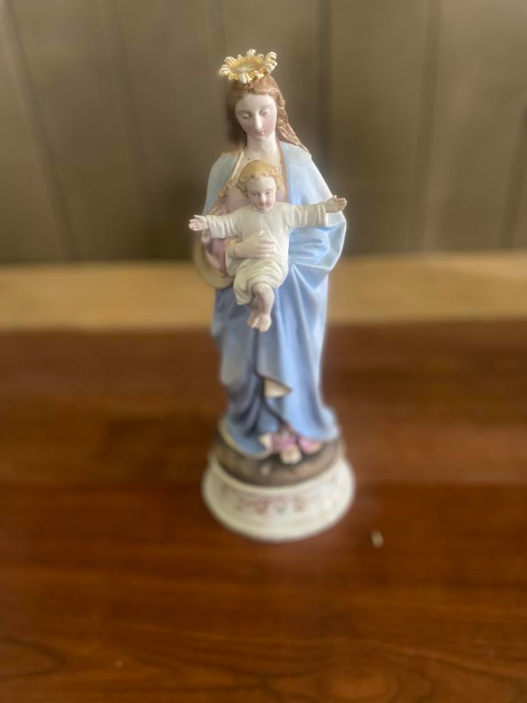 Vierge et l enfant, Enlèvement ou Envoi
