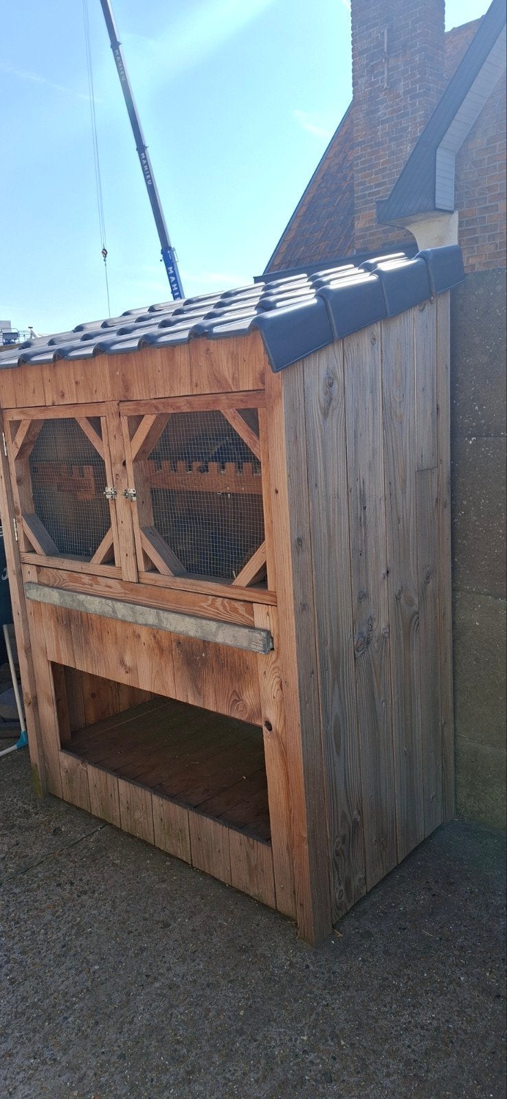 Hok met 2 cavia's, Dieren en Toebehoren, Ophalen, Hok, Cavia