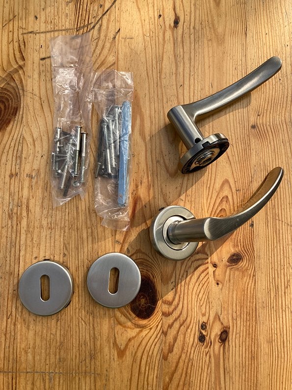 Deurklink, Doe-het-zelf en Bouw, Ophalen, Nieuw, Inox, Klink of Kruk