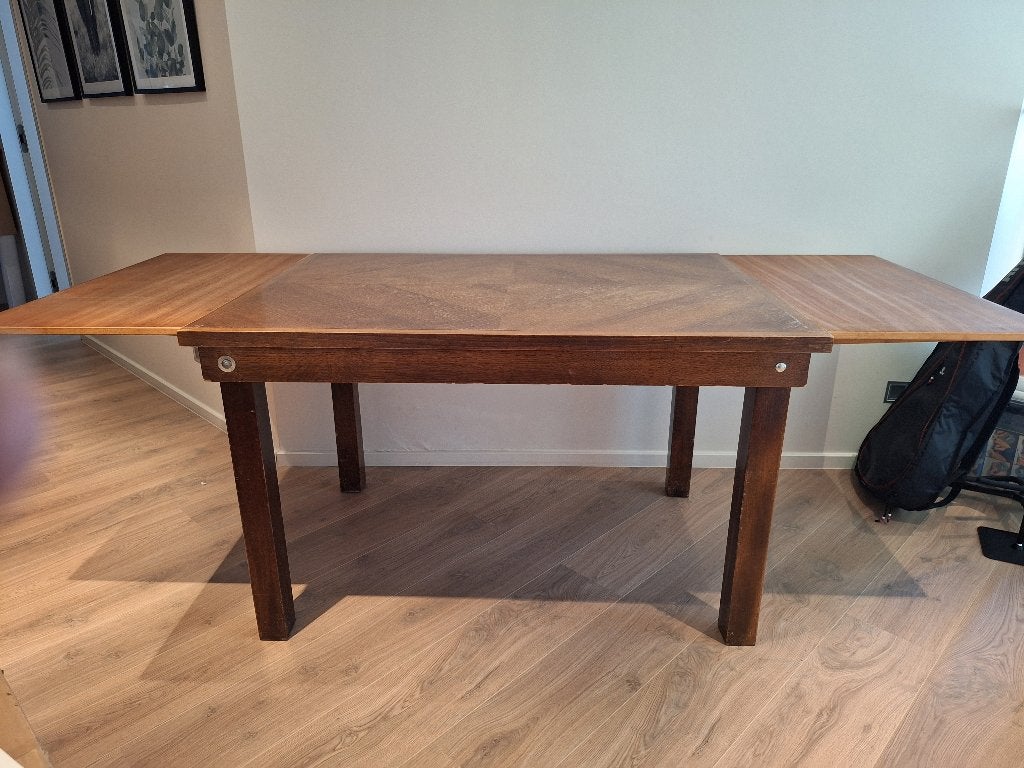 GRATIS tafel - uitschuifbaar, Huis en Inrichting, Tafels | Eettafels, Ophalen, Gebruikt, 200 cm of meer, 50 tot 100 cm